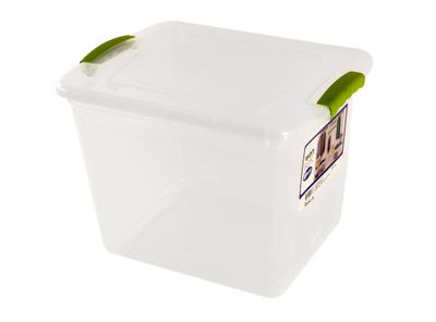 Imagen 2 del producto Caja organizadora 28 litros Wenbox transparente Wenco