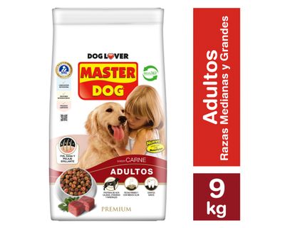 Alimento perro 9 kg Premium carne Master Dog