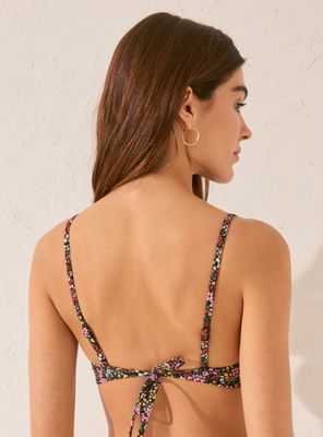 Imagen 2 del producto Top Bikini Triangular Mini Flores