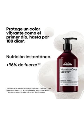 Imagen 2 del producto Shampoo Cuidado del Color Profundo Vitamino Color Spectrum 500ml
