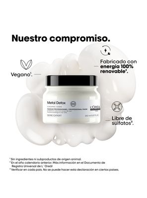 Imagen 2 del producto Mini Máscara Anti-Quiebre Metal Detox 150 ml