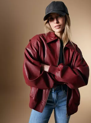Chaqueta Bomber Oversize Colección María Pombo