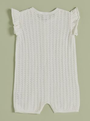 Imagen 2 del producto Enterito Tejido con Vuelitos en Hombro