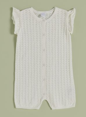 Enterito Tejido con Vuelitos en Hombro