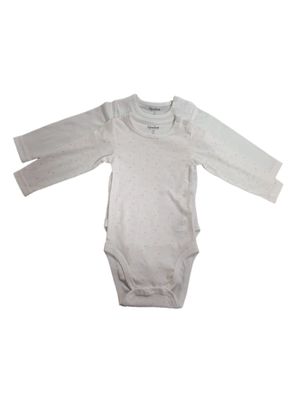 Body Bipack Liso y Estampado Gris