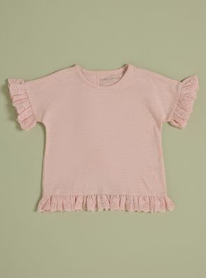 Imagen 1 del producto Polera Rosada Manga Corta Vuelos