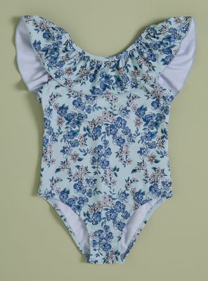 Traje de Baño Full Estampado con Alas