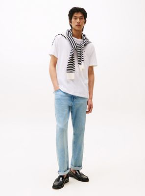 Polera TH Regular Lisa Mini Logo Bordado