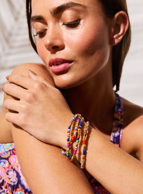 Pulsera Pack 4 Mostacillas Mix Colores