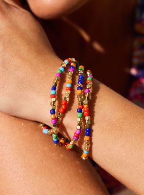 Imagen 2 del producto Pulsera Pack 4 Mostacillas Mix Colores