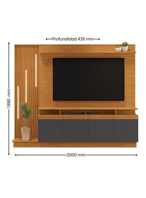 Imagen 2 del producto Home TV Absoluto 65"" 4 Puertas Grafito