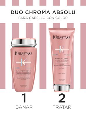 Imagen 2 del producto Cofre Cuidado Del Color Shampoo + Acondicionador Para Cabello Fino a Medio Chroma Absolu