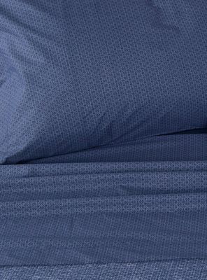 Imagen 2 del producto Juego de Sábanas Miniprint Brett Navy 1.5 Plazas