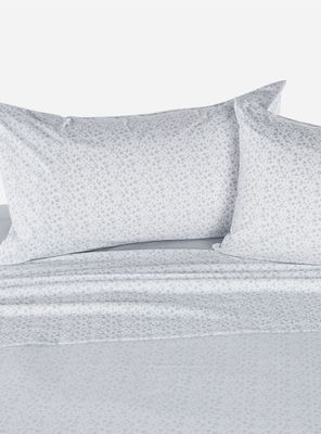 Juego de Sábanas Miniprint Lenka Celeste Super King