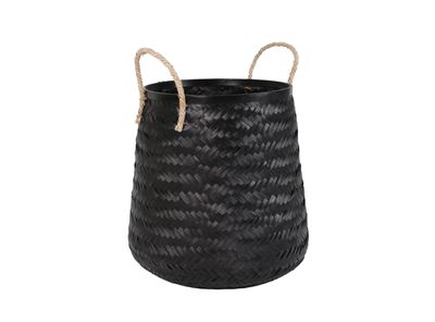 Imagen 2 del producto Canasto Negro Bamboo Tribal