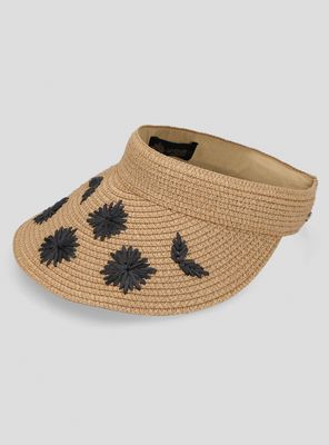 Imagen 2 del producto Visera Playa con Bordado de Flores