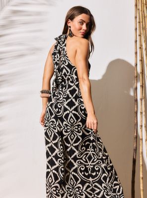 Imagen 2 del producto Vestido Estampado con Cortes