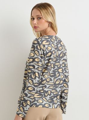 Imagen 2 del producto Polera Estampada con Decoración y Abertura en Costado