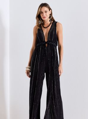 Imagen 1 del producto Enterito Aplicacion de Mostacillas en Escote y Corte