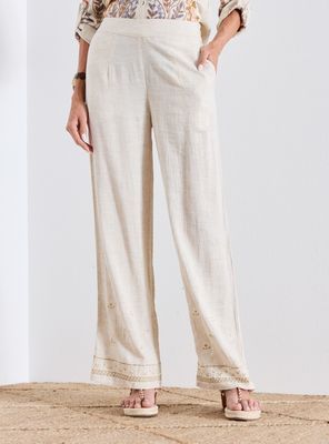 Pantalón Bordado en Basta