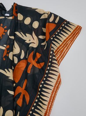 Imagen 2 del producto Salida de Playa Estampada de Algodón