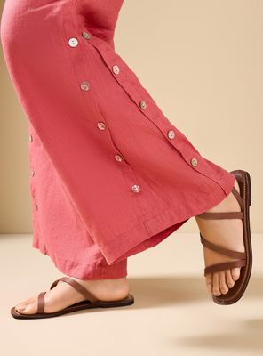 Imagen 1 del producto Sandalia Mujer Tobillo Tomado Cuero Mujer