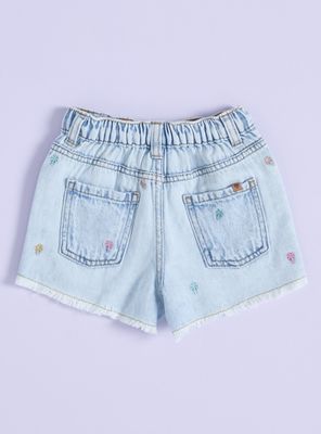 Imagen 2 del producto Short Denim con Bordados Palmeras