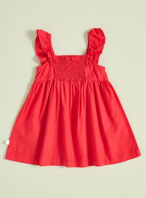 Imagen 2 del producto Vestido con Vuelos de Lino