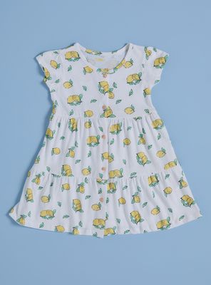 Vestido Estampado Frutitas con Botones