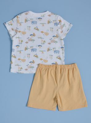 Imagen 2 del producto Pijama de 2 Piezas Estampado Animales