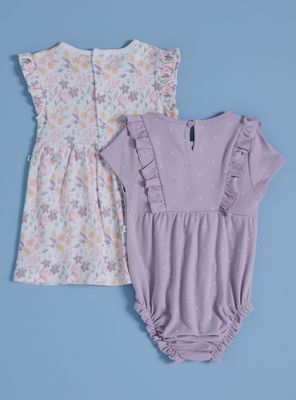 Imagen 2 del producto Enterito Bipack Estampado Tipo Vestido y Body