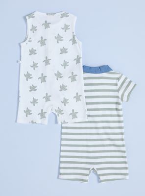 Imagen 2 del producto Enterito Bipack con Cuello Camisero y Otro Sin Manga