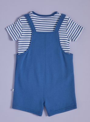 Imagen 2 del producto Conjunto Body Estampado Rayas y Jardinera Aplicación León