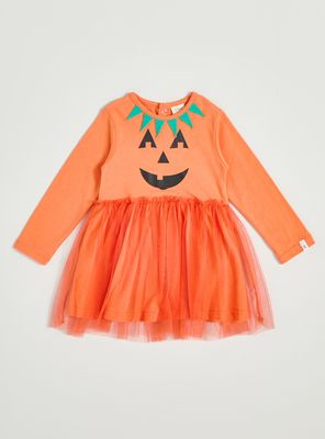 Vestido de Calabaza con Tul