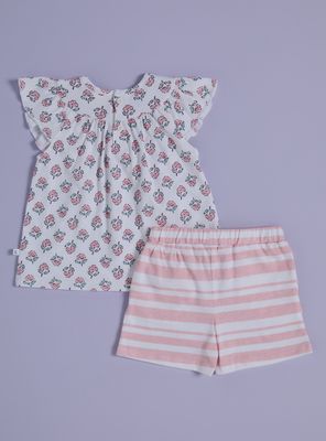 Imagen 2 del producto Conjunto Polera Floral y Short Rayado