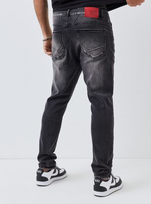 Imagen 2 del producto Jeans Lavado Desgastado Basta Cortada Tapered Fit