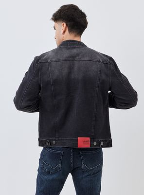 Imagen 2 del producto Chaqueta Biker Denim Lavada Slim Fit
