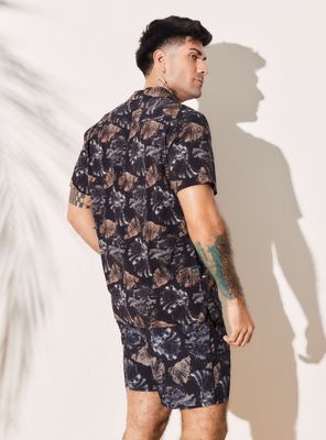 Imagen 2 del producto Camisa Cuello Resort Estampado Botánico