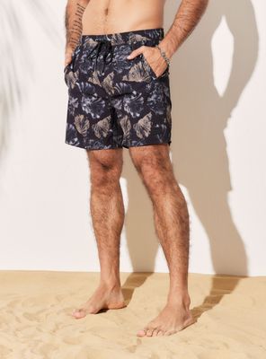 Traje de Baño Estampado Botánico