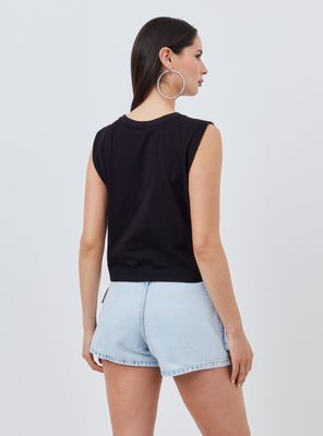 Imagen 2 del producto Polera Ancha con Lluvia Metalizada