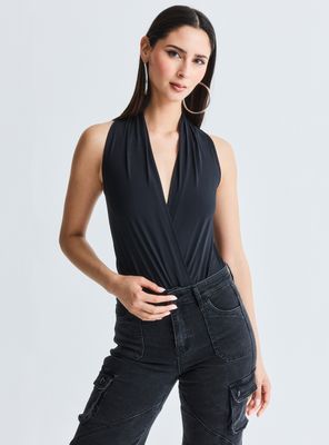 Body Drapeado Escote Profundo