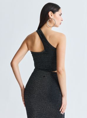 Imagen 2 del producto Peto Tejido Lurex One Shoulder