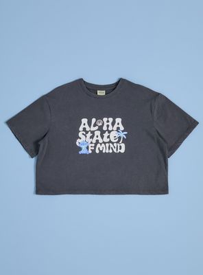 Polera Manga Corta Estampado Stitch