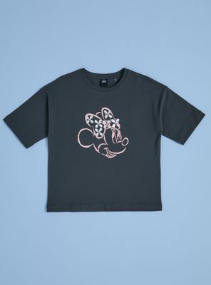 Polera Manga Corta Estampado Personajes Disney