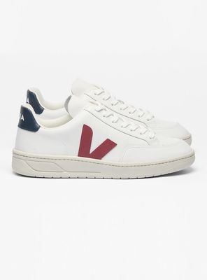 Zapatilla Urbana V-12 Leather Marsala Náutico Hombre