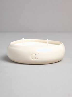 Vela de Coco Cerámica Gres 14x4 cm Alaniz x C del Pilar