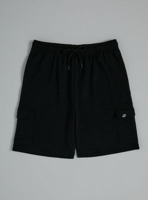 Short Buzo con Bolsillos Cargo y Cintura Ajustable