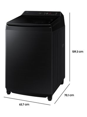 Imagen 2 del producto Lavadora Carga Superior 21 kg Bespoke con IA WA80F21S8BZS