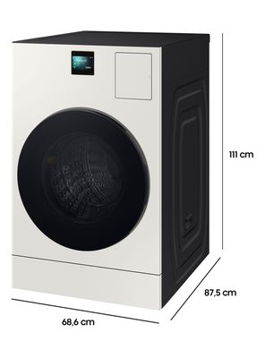 Imagen 2 del producto Lavadora-Secadora Frontal 25/15 Kg Bespoke AI Lite WD25FB8690BEZS