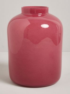 Jarrón Vidrio Rojo 31 cm